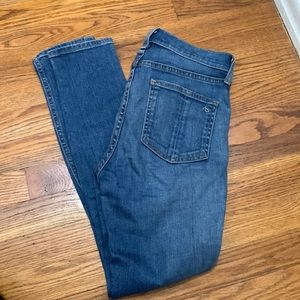 Rag & bone high rise ankle skinny jeans. Size 25